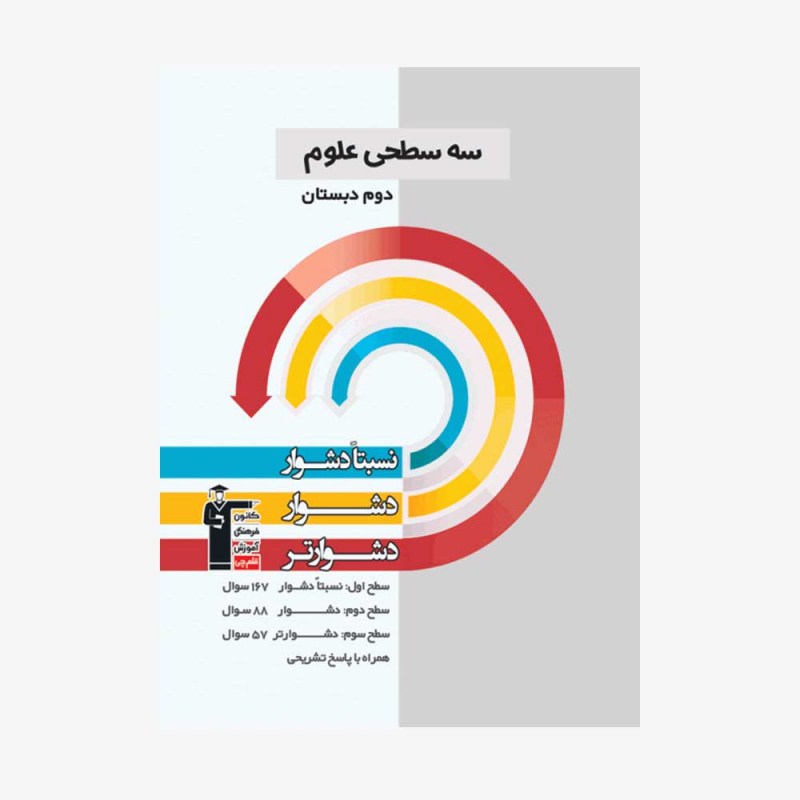 تصویر جلد کتاب سه سطحی علوم دوم دبستان