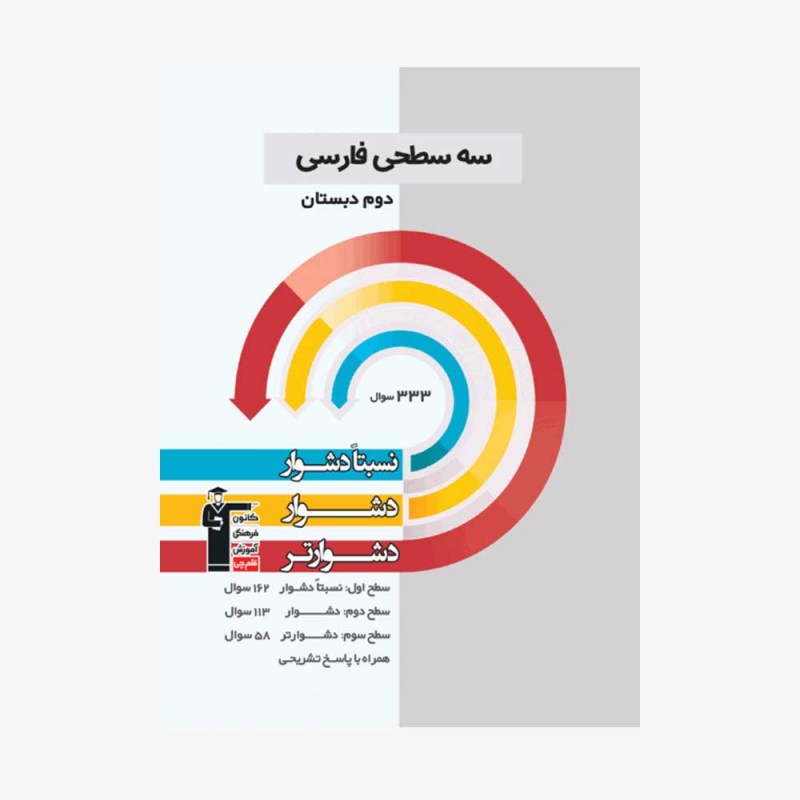 تصویر جلد کتاب سه سطحی فارسی دوم دبستان
