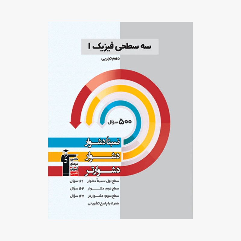 تصویر جلد کتاب سه سطحی فیزیک دهم تجربی